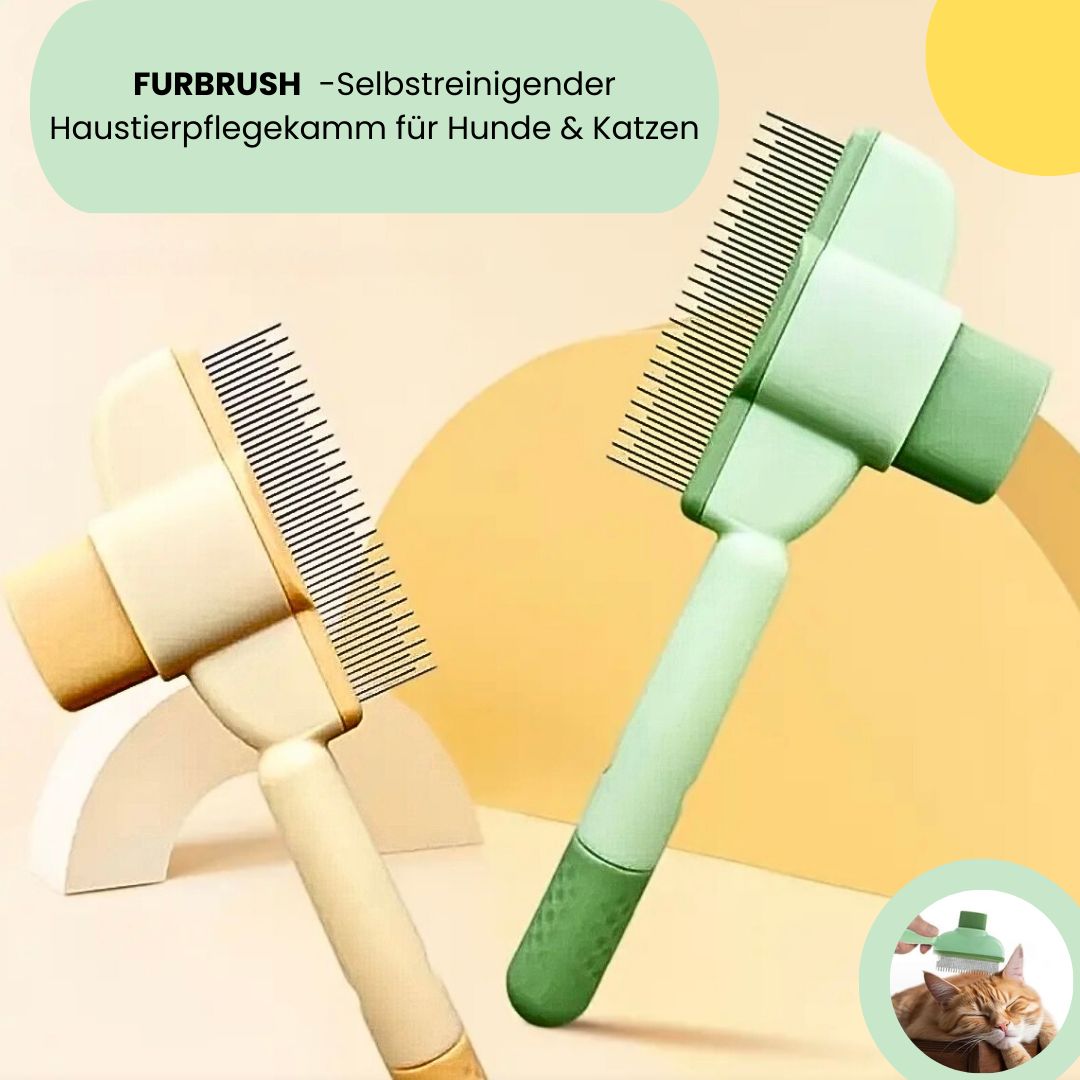 FurBrush – die Fellbürste, die dein Haustier liebt und dein Zuhause sauber hält.